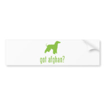 Afghan Hound Bumper Stickers