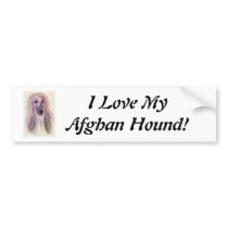 Afghan Hound Bumper Stickers