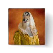 Afghan Hound Button Nobility Dogs Gift