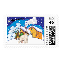 afghan hound cabin stamp