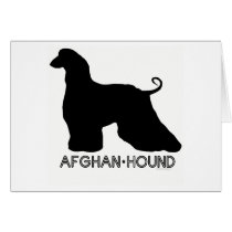 Afghan Hound Card