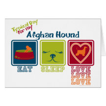 Afghan Hound Cards