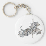 Afghan Hound Carousel Jump Keychain