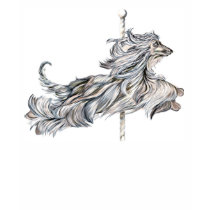 Afghan Hound Carousel Jump t-shirts