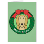 Afghan Hound Christmas Cards