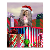 Afghan Hound Christmas Surprise posters by DanesRUs Afghan Hound Christmas Surprise posters