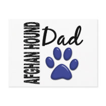 Afghan Hound Dad 2 Post Card