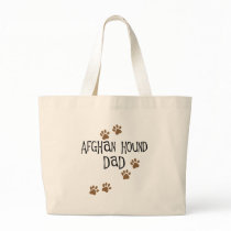 Afghan Hound Dad Tote Bag