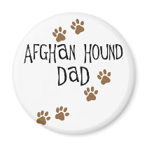 Afghan Hound Dad Refrigerator Magnets