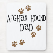 Afghan Hound Dad Mouse Pads