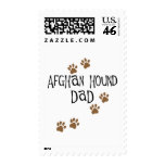 Afghan Hound Dad postage