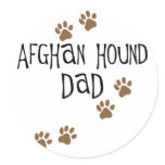 Afghan Hound Dad Sticker