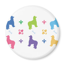 Afghan Hound Designer Refrigerator Magnets