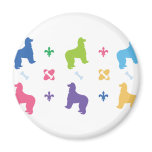 Afghan Hound Designer Refrigerator Magnets