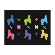 Afghan Hound Designer Post Cards
