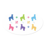 Afghan Hound Designer stickers