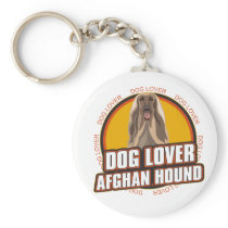 Afghan Hound Dog Lover Keychains