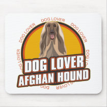 Afghan Hound Dog Lover Mousepads