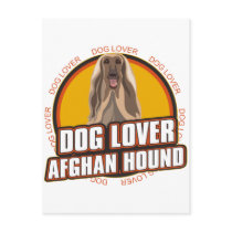 Afghan Hound Dog Lover Post Cards