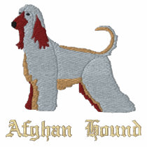 Afghan Hound Embroidered Shirt (Hoodie) embroidered shirts