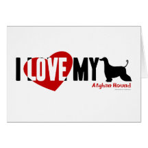 Afghan Hound Greeting Cards