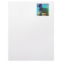 Afghan Hound Personalized Letterhead