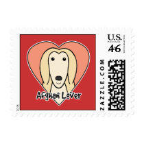 Afghan Hound Lover Postage Stamp