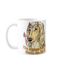 Afghan Hound Made Me Do It Mug