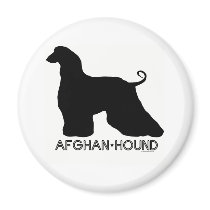 Afghan Hound Magnet