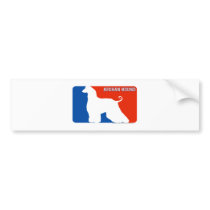 Afghan Hound Major League Dog Bumper Sticker