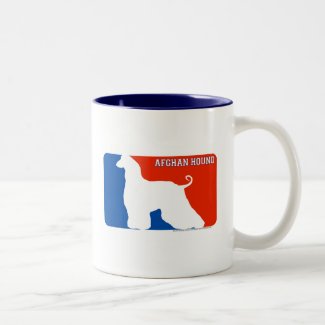 Afghan Hound Major League Dog Mug
