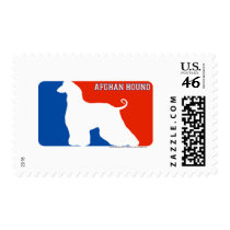 Afghan Hound Major League Dog Stamp