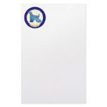 Afghan Hound Medallion Stationary Stationery Paper