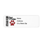 Afghan Hound Mom 2 Custom Return Address Labels