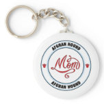 AFGHAN HOUND mom Keychain