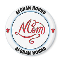 afghan hound mom magnets