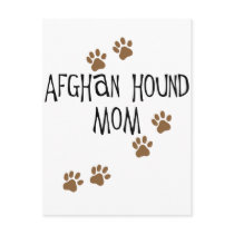 Afghan Hound Mom Post Cards