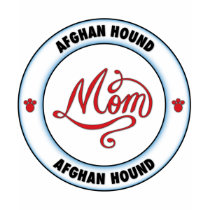 afghan hound mom t-shirts