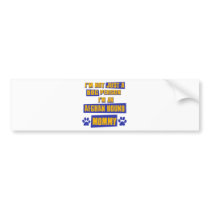 Afghan Hound Mommy Bumper Sticker