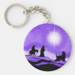 Afghan Hound Night Divine Keychains