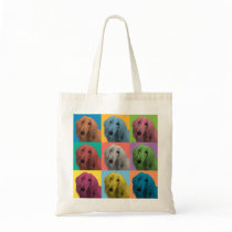 Afghan Hound Pop-Art Tote Bag