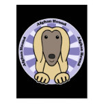 Afghan Hound Post Card