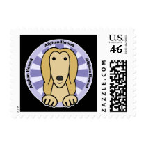 Afghan Hound Stamp