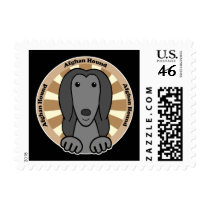 Afghan  Hound Postage Stamps