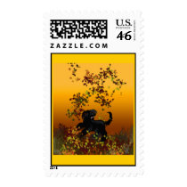 afghan hound postage