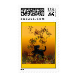 afghan hound postage