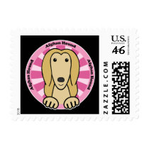 Afghan Hound Postage Stamps