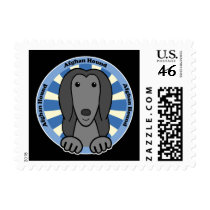 Afghan Hound Postage Stamps