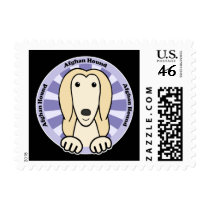 Afghan Hound Stamp
