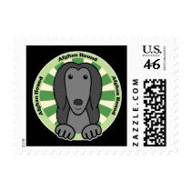 Afghan Hound Postage Stamps